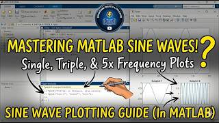 MATLAB Sine Wave Plotting Tutorial | Single, Triple & 5x Frequency Signals | Lecture 2