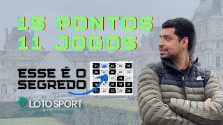 Garanta 15 pontos na Lotofacil com apenas 11 Jogos - LotoSport