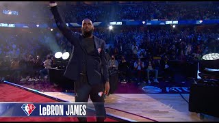 LeBron James Introduced To NBA 75 List In Cleveland 👑
