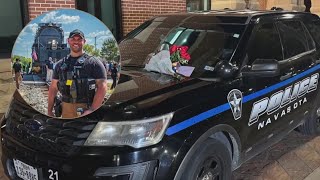 Community mourns Navasota officer killed in head on collision trying to save lives