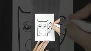 Drawing cute Monster | Draw a cute monster