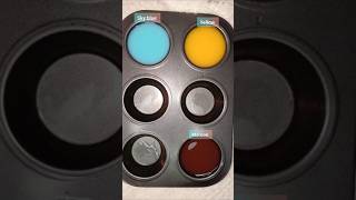 Color recipes from 3 colors 🎨 23 #satisfying #colorfulmixing