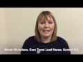 Alison Nicholson - Core Team Lead Nurse, Kendal ICC