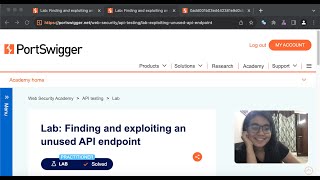 PortSwigger Lab: Finding and exploiting an unused API endpoint