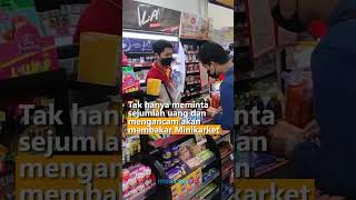 OKNUM ASN DISHUB KABUPATEN KUNINGAN ANCAM SERANG MINIMARKET DAN PETUGAS #shorts