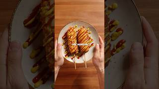 This is the best corn dog ￼#food #cooking #foodasmr #recipe