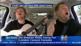 Ed Sheeran Rides Along For London Carpool Karaoke