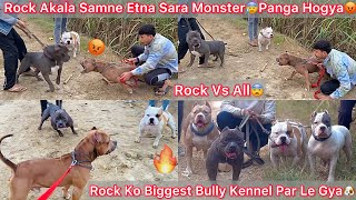 Rock Ko Am Bully Kennel Par le Gye🐶But😨Panga Hogya Sbka Sath🐶Rock Akala Rh Gya😰