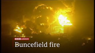 Buncefield: explosion and fire that is the biggest in Europe since WWII - 20th anniversary (UK)
