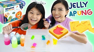 BIKIN JELLY KARAKTER APUNG DI AIR !! WARNA WARNI BAGUS BANGET ! Tantangan Lucu | CnX Adventurers