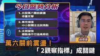 台股看民視／車用領漲萬六關前震盪！專家揭「2觀察指標」成關鍵－民視新聞