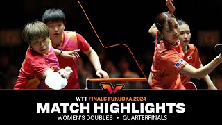 Wang/Sun vs Hashimoto/Sato | WD QF | WTT Finals Fukuoka 2024