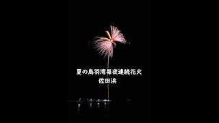 2021.8.4【夏の鳥羽湾毎夜連続花火  佐田浜】