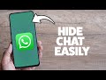 How To Hide WhatsApp Chat Without Archiving 2025 (iPhone & Android)