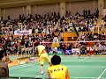 【懐かしいバドミントン映像】松本徹vs朴星宇 matsumoto toru vs park sung woo バドミントン日本リーグ東西対抗 badminton