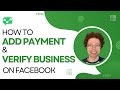 Adding Your Payment Method & Verify your Business to send WhatsApp messages automatically