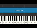 LA  B I B L I A - PIANO TUTORIAL