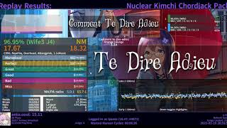 Etterna Comment Te Dire Adieu 1.1x 96.95% AA (chordjacks)