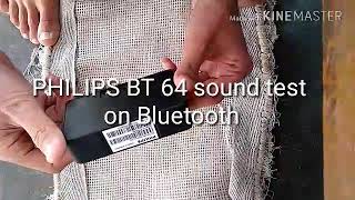 Philips Bluetooth Speakers BT 64 / 94 sound speaker test play