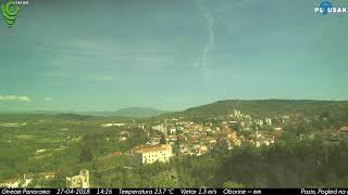 Pazin, Pogled na grad 27-04-2018 Day HD TimeLapse