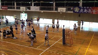 SSP杯バレーボール女子２回戦　多久ー鹿島（鹿島高校Cコート）