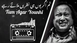 Tum Agar Younhi Nazrein Milate Rahe   Ustaad Nusrat Fateh Ali Khan #nfak