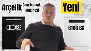 Yeni Cam Bulaşık Makinesi | 6166 SC Siyah | 6166 BC Beyaz Bulaşık Makinesi | CornerWash | DeepClean