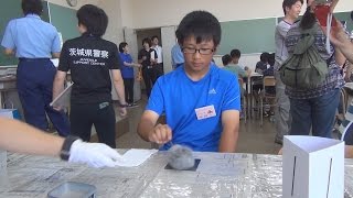 中学生対象に　夏休みポリススクール