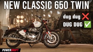 Royal Enfield Classic 650 Twin | The Thump Got Bigger | PowerDrift