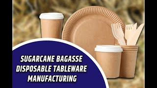 Webinar on Sugarcane Bagasse Disposable Tableware Manufacturing Business