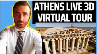 Parthenon Greece 3d and ancient Athens 3d