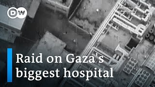 Israeli raids al-Shifa hospital, warns Gazans to evacuate | DW News