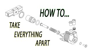 Anatomy of the ξ /ksi/ cycling slave cylinders