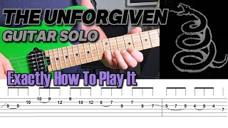 The Unforgiven Guitar Solo - Metallica