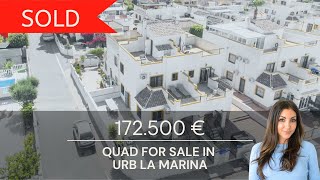 SOLD! Properties for Sale in Costa Blanca - Quad Villa for Sale in La Marina - Ref. 5475