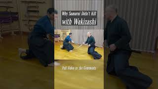 Why Samurai Didn't K!ll with Wakizashi #Shorts