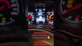 Mercedes problème  adblue démarrage Impossible