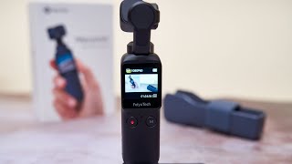 Feiyu Pocket Gimbal Camera - Basic settings, WiFi setup and test footages.