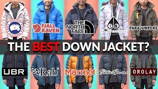 Which Brand Makes The BEST DOWN JACKET?  (Warmth Test & More!)