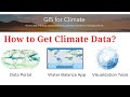 How to get climate data?