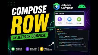 Jetpack Compose Row Explained | Complete Android UI Layout Tutorial