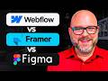 Webflow vs Framer vs Figma: Which Tool Should You Choose?