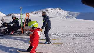 Premier sortie de ski avec Esteban