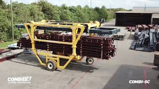 Structural Steel Handling/ Combilift Straddle Carrier