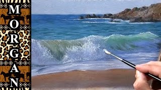 How to Paint the Sea (crashing wave) - Jason Morgan art
