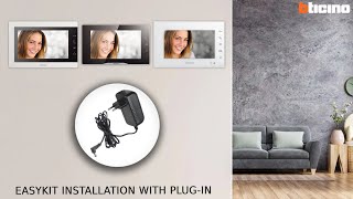 BTicino EASYKIT: PLUG-IN power supply system installation