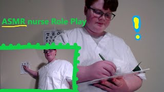 ASMR School Nurse Role Play {Eye and Ear exam}