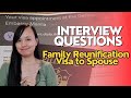 German Family Reunification Visa Interview Questions (w/ English Subtitle)