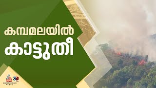 വയനാട് മാനന്തവാടിയിൽ കാട്ടുതീ; മലയുടെ ഒരു ഭാഗം കത്തിനശിച്ചു| Wayanad Landslide