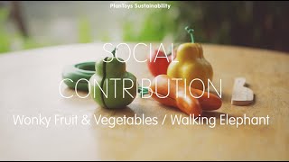 Plantoys Sustainability | Wonky Fruit \u0026 Vegetables, Walking Elephant